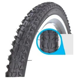 Покрышка велосипедная TRIX, 24"х 1.95 (57-507), 804, черная, TY-TX-804-BL  , изображение  - НаВелосипеде.рф