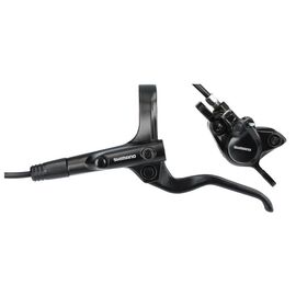 Тормоз дисковый Shimano, MT201, BL(левый)/BR(передний), полимерные колодки, 1000мм, черный, CC-122213, изображение  - НаВелосипеде.рф