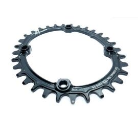 Звезда Neutrino 104bcd 10/11/12ск круг 30t серебристый, NC10410R30SR, изображение  - НаВелосипеде.рф
