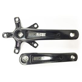 Шатуны велосипедные SD, под квадрат, l: 160mm, черный, SDCS15SQ160BK, изображение  - НаВелосипеде.рф