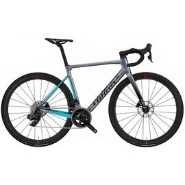 Шоссейный велосипед Wilier Zero SL Disc Ultegra Di2 12V RS171, 28", 24 скорости, серый/голубой, 2023, B201LD, Вариант УТ-00347847: Размер: L (183-190 см), Цвет: Серый/голубой, изображение  - НаВелосипеде.рф