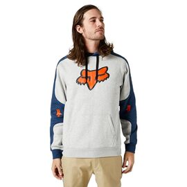 Толстовка Fox Karrera Po Fleece, Light Heather Grey, 2023, 29022-416-M, изображение  - НаВелосипеде.рф