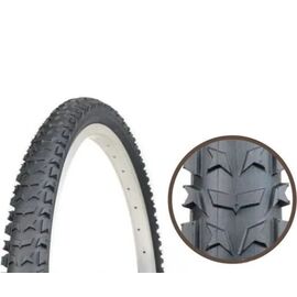 Покрышка велосипедная Vinca Sport 26*2.2, чёрная PQ 2825, изображение  - НаВелосипеде.рф