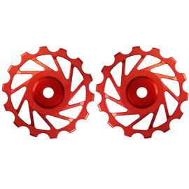 Ролики заднего переключателя NOVA RIDE, 14 зубьев, MTB/Sram/Camp., красный, ART00000108, изображение  - НаВелосипеде.рф