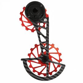 Ролики заднего переключателя NOVA RIDE, OSPW Sram AXS 12V, карбоновая рамка, красный, ART00000064, изображение  - НаВелосипеде.рф