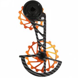 Ролики заднего переключателя NOVA RIDE, OSPW Sram AXS 12V, карбоновая рамка, оранжевый, ART00000064, изображение  - НаВелосипеде.рф