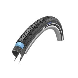 Покрышка велосипедная SCHWALBE, 24x1 3/8, MARATHON PLUS EVO, SmartGuard антипрокольная, TwinSkin, GR/B, 05-10281440.01, изображение  - НаВелосипеде.рф