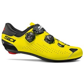 Велотуфли шоссейные SIDI GENIUS 10, черный/желтый fluo, 2022-2023, CGENIUS10, Вариант УТ-00349019: Размер: 39, Цвет: Черный/желтый fluo, изображение  - НаВелосипеде.рф