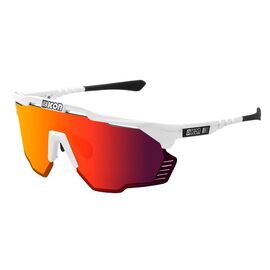 Велоочки SCICON, Aeroshade Kunken White Multimirror Red + Rain Clear, EY31060800, изображение  - НаВелосипеде.рф