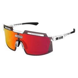 Велоочки SCICON, Aerowatt Foza Crystal Multimirror Red + Rain Clear, EY38060700, изображение  - НаВелосипеде.рф
