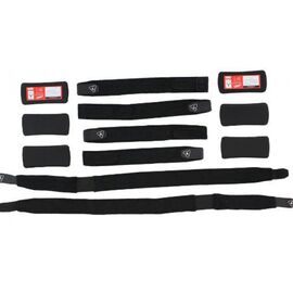 Стрепы подростковые Leatt Z-Frame Strap Kit Junior Pair, Black, 2024, 4020004690, изображение  - НаВелосипеде.рф