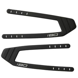 Стрепы силиконовые Fox 180 Boot Silicone Strap Right/Left, OS, Black, 2019, 21503-001-NS, изображение  - НаВелосипеде.рф