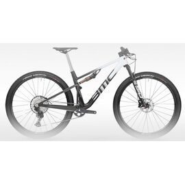 Двухподвесный велосипед MTB BMC Fourstroke 01 THREE GX Eagle White/Black Crosmax SL, 2023, FS01THREE, изображение  - НаВелосипеде.рф