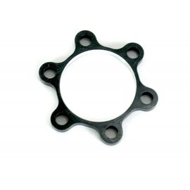 Кольцо проставочное Meybo, HSX disc spacer, 6 bolt, 2mm Black, MBHSXDS2MM, изображение  - НаВелосипеде.рф