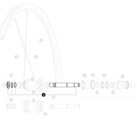 Ремкомплект барабана втулки Mavic ID360 135/142 DCL, LV2373400/V2373401, изображение  - НаВелосипеде.рф