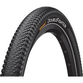 Велопокрышка Continental  Double Fighter III, 27.5x2.00 (50-584), wired, colour: black/black, A216859, изображение  - НаВелосипеде.рф