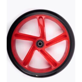 Колесо для самоката Vinca Sport Полиуретан, ABEC 9, диам. - 200мм, красное, SC 200 red, изображение  - НаВелосипеде.рф