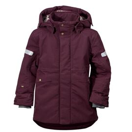 Куртка зимняя DIDRIKSONS GNISTA KIDS JKT 421, детская, c утеплителем, сливовый, 501487, Вариант УТ-00350092: Рост: 100, Цвет: сливовый, изображение  - НаВелосипеде.рф