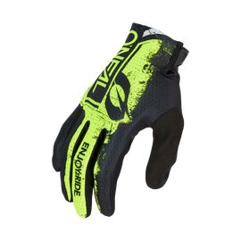 Велоперчатки O'Neal, MATRIX Glove SHOCKER V.23, black/neon yellow, 0391-179, Вариант УТ-00350107: M/8,5, изображение  - НаВелосипеде.рф
