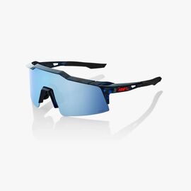Очки спортивные 100% Speedcraft SL Black Holographic / Hiper Blue Multilayer, 60008-00014, изображение  - НаВелосипеде.рф