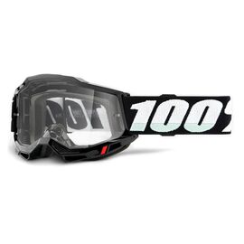 Веломаска 100% Accuri 2 Youth Goggle Black / Clear Lens. подростковый, 50024-00010, изображение  - НаВелосипеде.рф