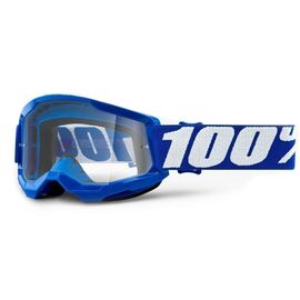 Веломаска подростковая 100% Strata 2 Youth Goggle Blue / Clear Lens, 50031-00002, изображение  - НаВелосипеде.рф