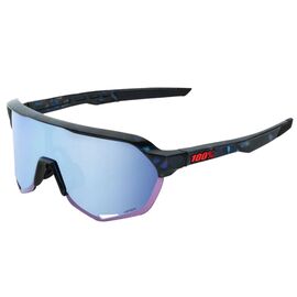 Очки велосипедные спортивные 100% S2 Black Holographic / Hiper Blue Multilayer Mirror Lens, 60006-00020, изображение  - НаВелосипеде.рф