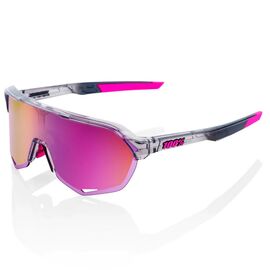 Очки велосипедные спортивные 100% S2 Polished Translucent Grey / Purple Multilayer Mirror Lens, 60006-00019, изображение  - НаВелосипеде.рф