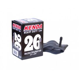 Камера велосипедная KENDA, 26''x2.40-2.75, стенка 1,2 мм, a/v, 511335, изображение  - НаВелосипеде.рф
