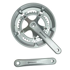 Система PROWHEEL, 172,5мм, 39/53T (ал.), 9S, BCD 130MM, под квадрат, 110,5, с защитой, RPF-420P-N, изображение  - НаВелосипеде.рф