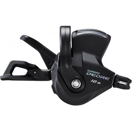 Манетка Shimano DEORE, SL-M6100-R, 12-speed, Rapidfire Plus, with gear indicator, cable 2050m, A253252, изображение  - НаВелосипеде.рф