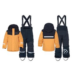 КОСТЮМ ДЕТСКИЙ DIDRIKSONS SKARE KIDS SET 505 желтое пламя, 80 504342, изображение  - НаВелосипеде.рф