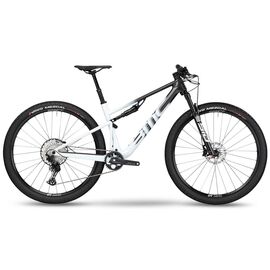 Велосипед MTB (двухподвесный) BMC Fourstroke 01 XX1 Eagle Black/White Miche K4, M, 2023, FS01_XXBL, изображение  - НаВелосипеде.рф