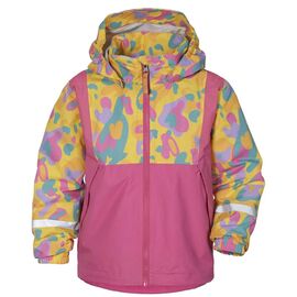 Куртка детская Didriksons BLOCK KIDS JKT 848, розовые пузыри, 504009, Вариант УТ-00352385: Рост: 100, Цвет: розовые пузыри, изображение  - НаВелосипеде.рф