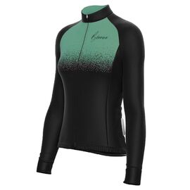 Веломайка Biemme PRESENA Lady, длинный рукав, Черный/темно-зеленый, A14N1032L, Вариант УТ-00352401: Размер: L, Цвет: Черный/темно-зеленый, изображение  - НаВелосипеде.рф