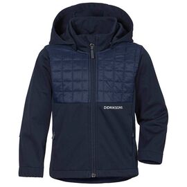 Куртка детская DIDRIKSONS BRISKA HYBRID KID'S JKT 039, морской бриз, 504016, Вариант УТ-00352411: Рост: 100, Цвет: морской бриз, изображение  - НаВелосипеде.рф