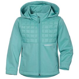 Куртка детская DIDRIKSONS BRISKA HYBRID KID'S JKT 516, синяя птица, 504016, Вариант УТ-00352412: Рост: 100, Цвет: синяя птица, изображение  - НаВелосипеде.рф
