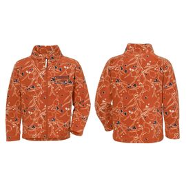 Кофта DIDRIKSONS MONTE KIDS PR JKT GRANELITO 506 снегири на оранжевом, 504477, Вариант УТ-00352443: 100 , изображение  - НаВелосипеде.рф