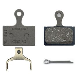 Тормозные колодки SHIMANO K05S, полимерн., пара, с пружин, с шплинтом, Y2GM98030, изображение  - НаВелосипеде.рф