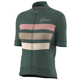 Велофутболка Biemme FIAMMETTA LADY, короткий рукав, темно-зеленый, 2023, A11P2032L, Вариант УТ-00352675: Размер: L, Цвет: Темно-зеленый, изображение  - НаВелосипеде.рф