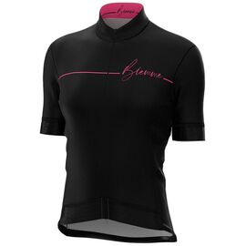 Веломайка Biemme BIKE Lady, короткий рукав, черный/розовый, A12M2122L, Вариант УТ-00352790: Размер: L, Цвет: Черный/розовый, изображение  - НаВелосипеде.рф