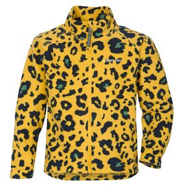 Кофта детская DIDRIKSONS MONTE PR KID'S JKT 859, желтый леопард, 504100, Вариант УТ-00353070: Рост: 100, Цвет: Желтый леопард, изображение  - НаВелосипеде.рф