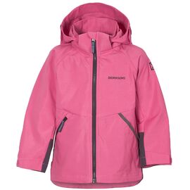 Куртка детская DIDRIKSONS STIGEN KIDS JKT 667, неоновый розовый, 504106, изображение  - НаВелосипеде.рф