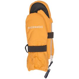 Варежки детские DIDRIKSONS BIGGLES KIDS ZIP MITTENS 505 желтое пламя, 2/4 504375, изображение  - НаВелосипеде.рф