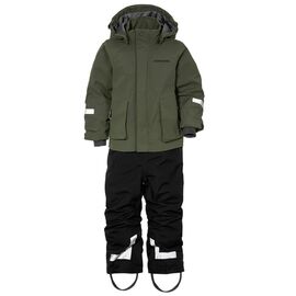 Куртка детская DIDRIKSONS ARKE KIDS COVERALL 300, тёмно-зелёный, 504267, Вариант УТ-00353106: Рост: 100, Цвет: Темно-зеленый, изображение  - НаВелосипеде.рф