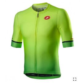 Майка короткий рукав Castelli Aero Race 6.0, Жёлтый fluo/зеленый fluo, 4520011, изображение  - НаВелосипеде.рф
