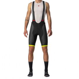 Велотрусы Castelli COMPETIZIONE KIT, с лямками, черный/лайм, 4522003, изображение  - НаВелосипеде.рф