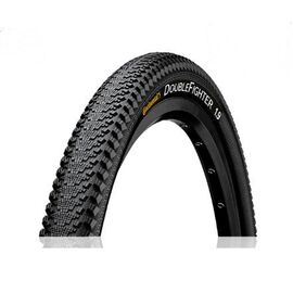Велопокрышка CONTINENTAL Double Fighter 3 Reflex, 28 x 1 3/8 x 1 5/8, 37-622, MTB, black, wire bead, 180, RA36528138, изображение  - НаВелосипеде.рф