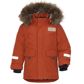 Куртка детская DIDRIKSONS POLARBJORNEN KID'S PARKA 499, глиняно коричневый, 504362, изображение  - НаВелосипеде.рф