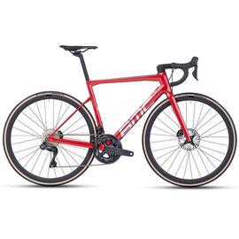 Велосипед шоссейный BMC Teammachine SLR ONE ULTEGRA Di2 Disc Iride Red/Brushed Alu, 28", 2023, SLROne, Вариант УТ-00354419: Размер: 51 (166-174 см), Цвет: Red/Brushed, изображение  - НаВелосипеде.рф